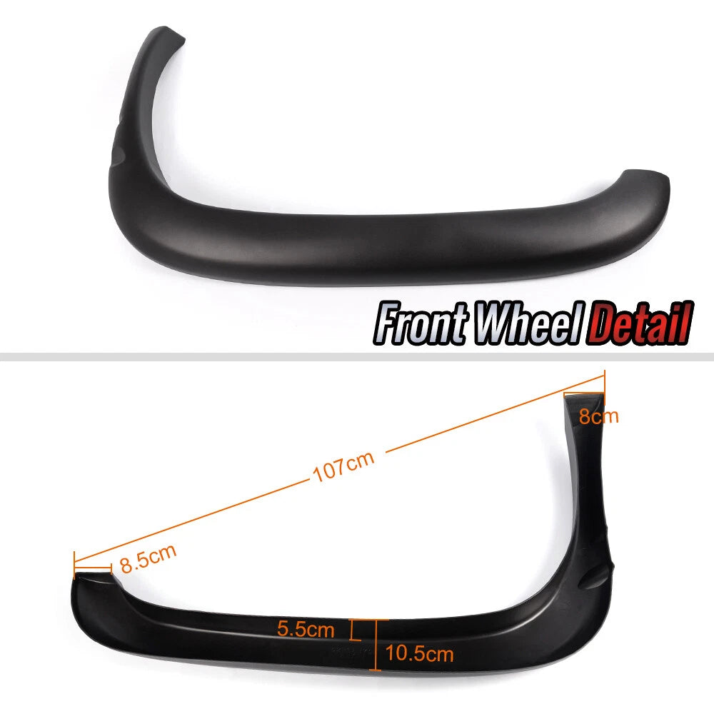 Set of 4 Textured Bolt Fender Flares for Dodge Ram 1500-3500 (1994–2001) 02RSA3705BDM