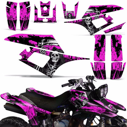 Decal Graphic Kit for Yamaha Warrior 350 (1987–2004) - Pink Wrap