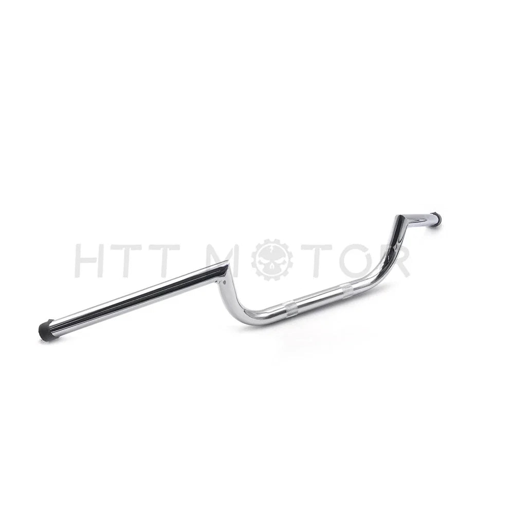 7/8" Chrome Motorcycle Drag Bar Handlebar for Harley Honda Suzuki Yamaha