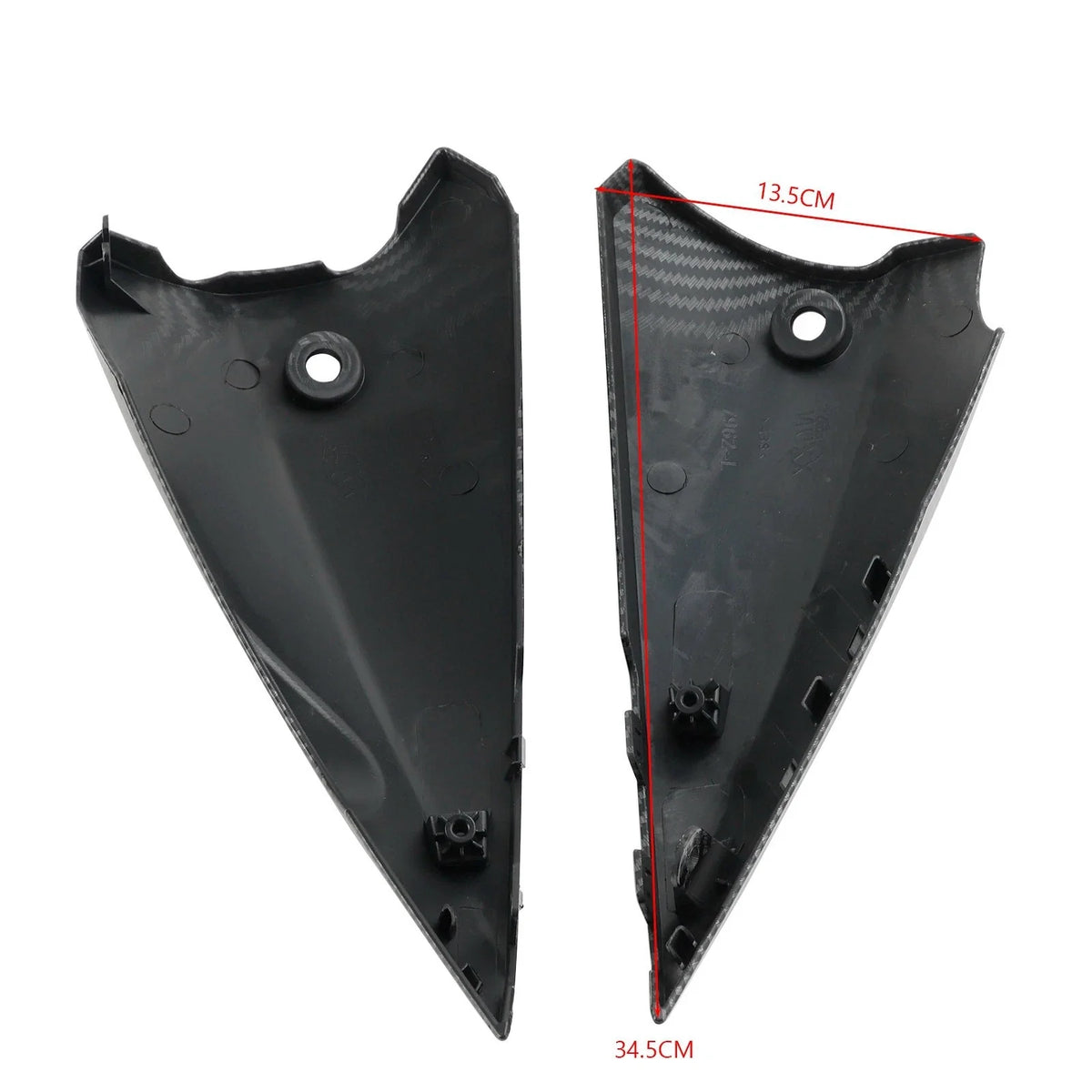 Upper Belly Pan Panels for Suzuki GSX-S 1000 (2015–2020) Black