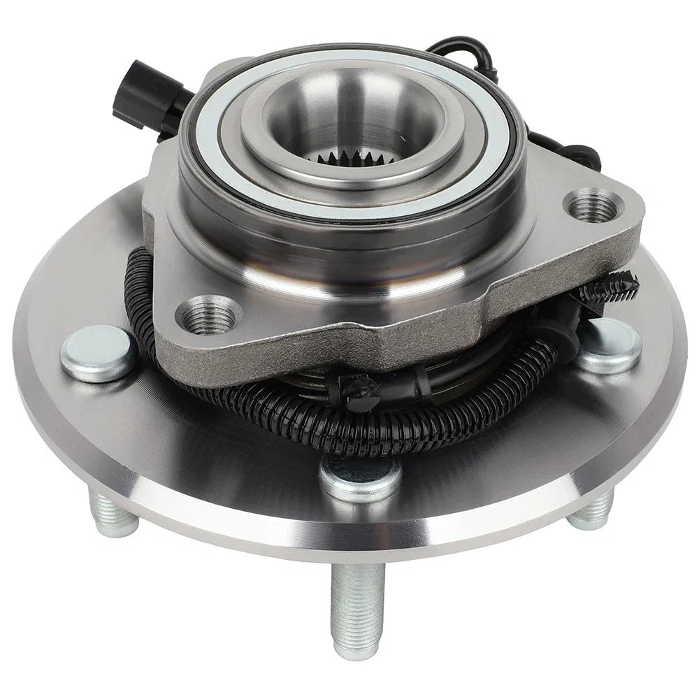 2 Front CV Axle Shaft + Wheel Hub Bearing for Ram 1500 (2012–2018) 4WD