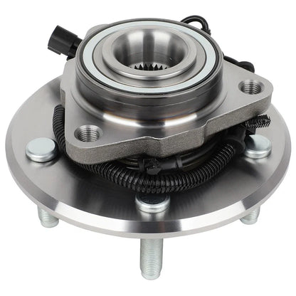 2 Front CV Axle Shaft + Wheel Hub Bearing for Ram 1500 (2012–2018) 4WD