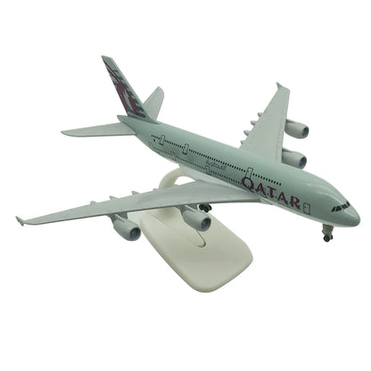 1/400 Aircraft Model Qatar A380 Alloy Plane Aviation Gift