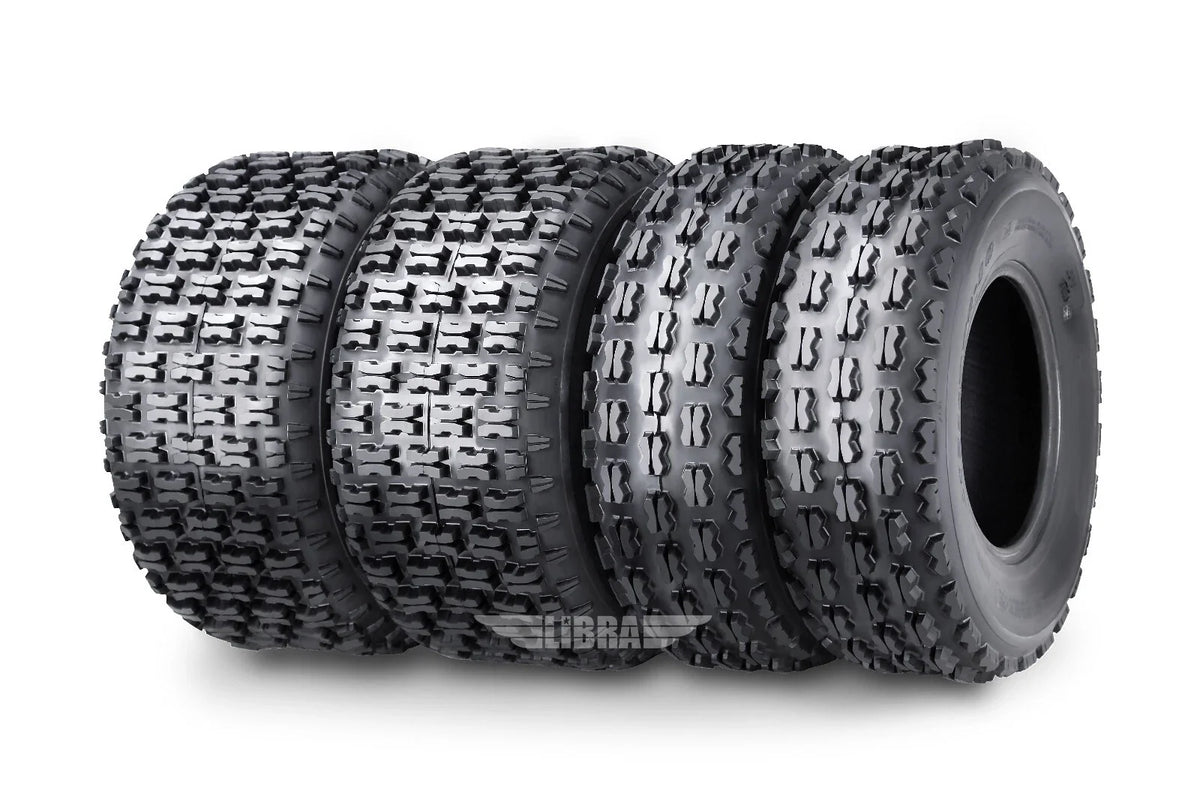 Set of 4 Wanda Sport ATV Tires 21x7-10 & 20x10-9