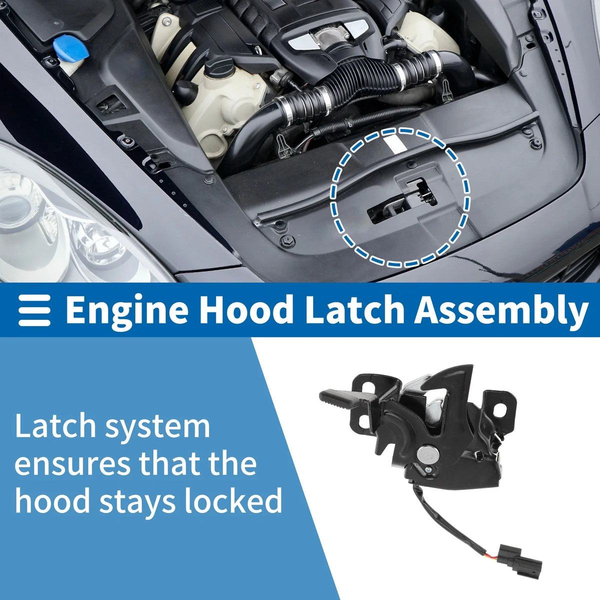Hood Latch Assembly for Honda Fit Sport (2009–2014) No. 74120TK6A01 1 pcs