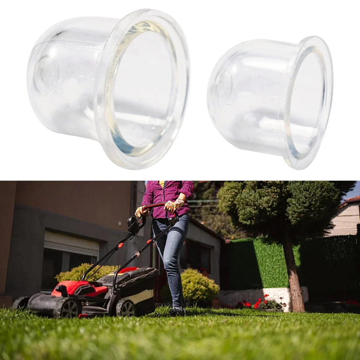 2X Fuel Primer Bulbs for Blower Hedgetrimmer (19mm & 22mm)