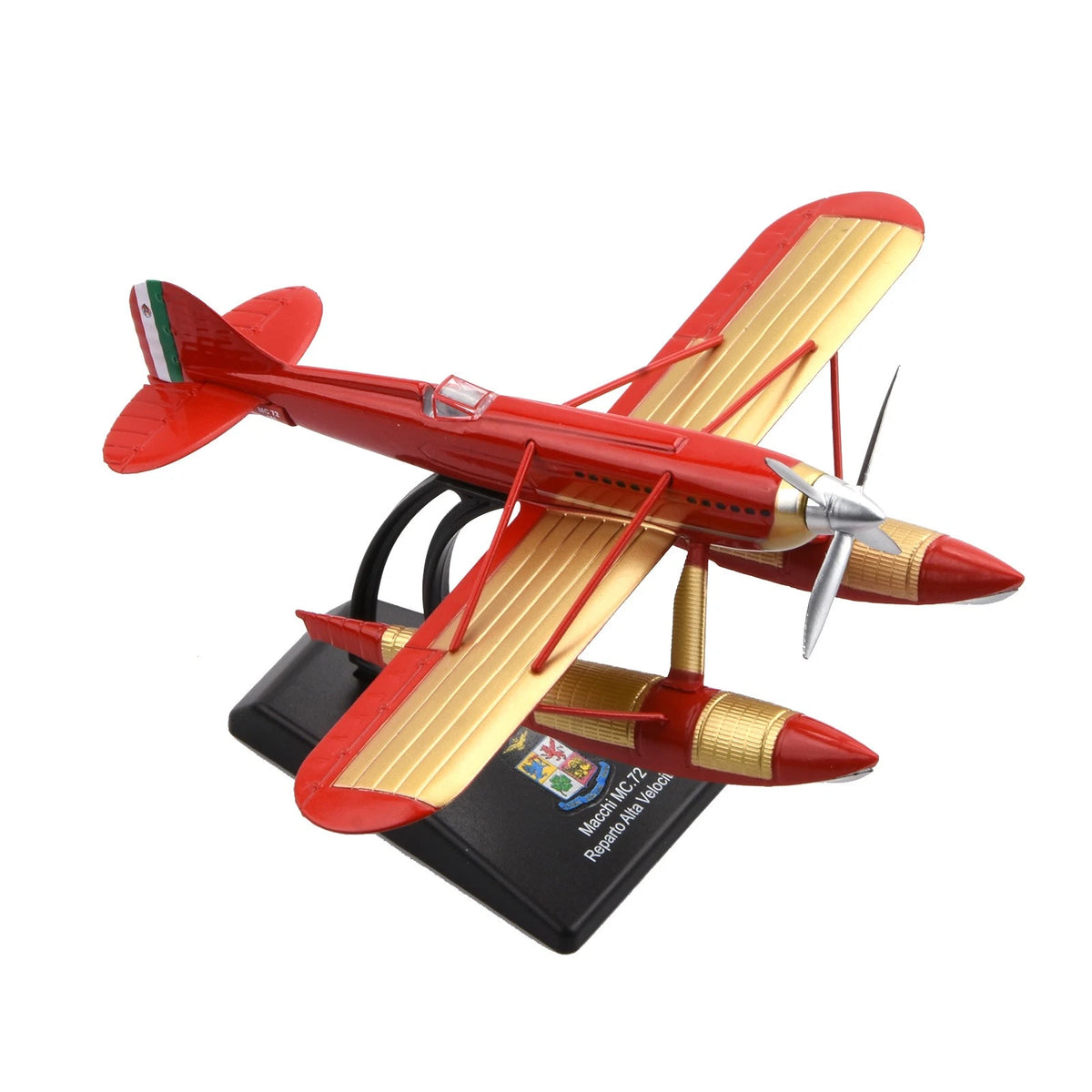Macchi MC.72 Racing Seaplane Diecast Model 1/72 Scale (WWI Italy)