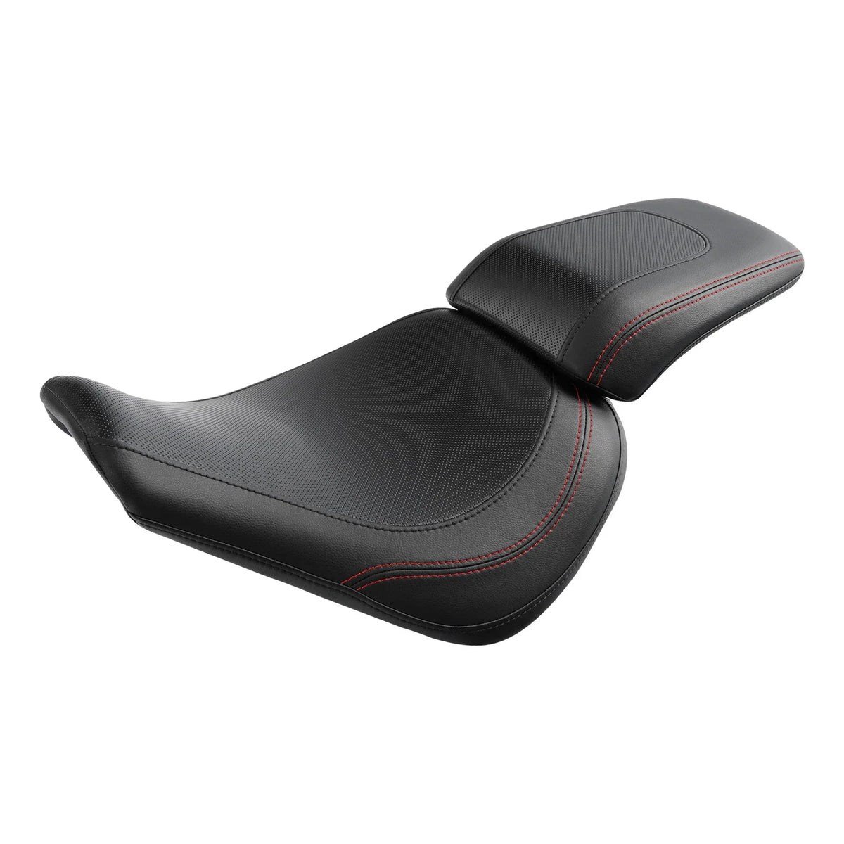 Driver Passenger Seat for Harley Fat Boy FLFB FLFBS (2018–2024) Black Red