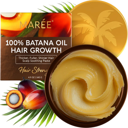 Batana Oil for Hair Growth (100% Natural, 4.9 Fl Oz)