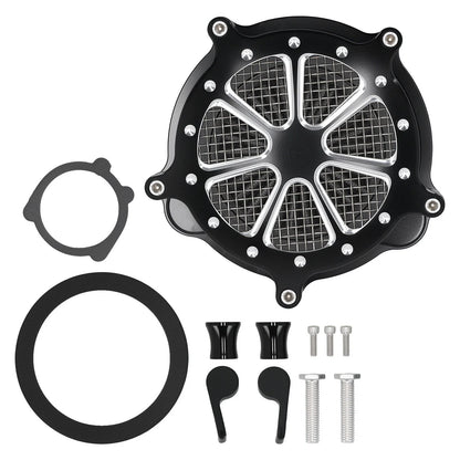 Air Filter Intake CNC Cut Air Cleaner Kit for Sportster XL (2004–2022)