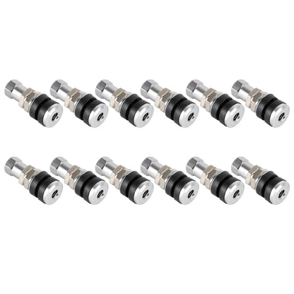 12Pcs Chrome Metal Bolt-In Tire Valve Stems TR161 for Valve Holes .453"