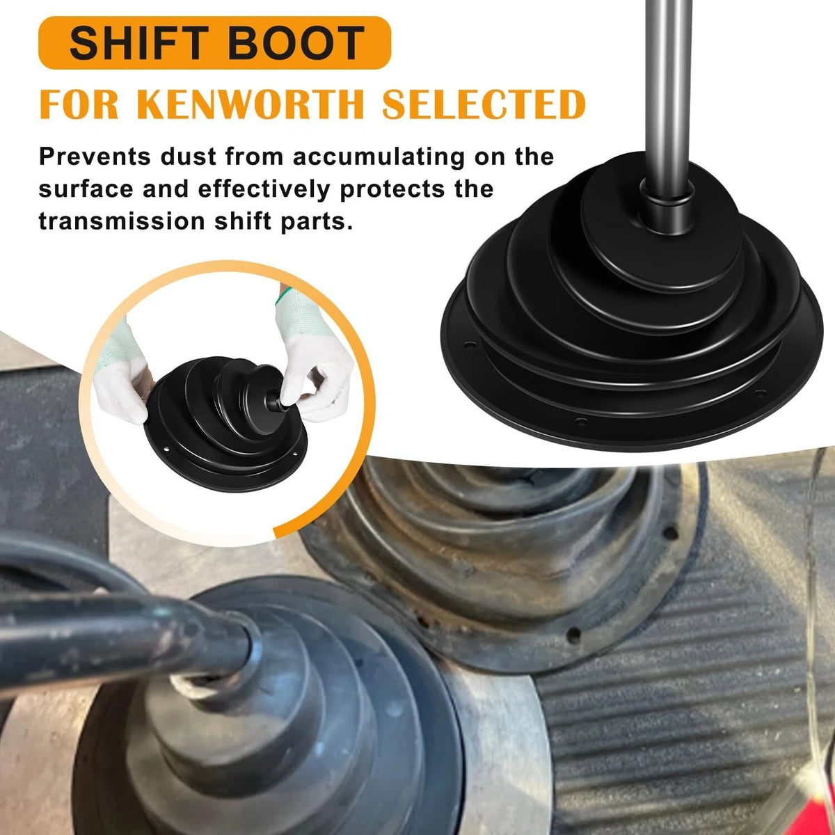 Set of 2 Shift Boots for Kenworth W900 T660 (1999–2010) For00594
