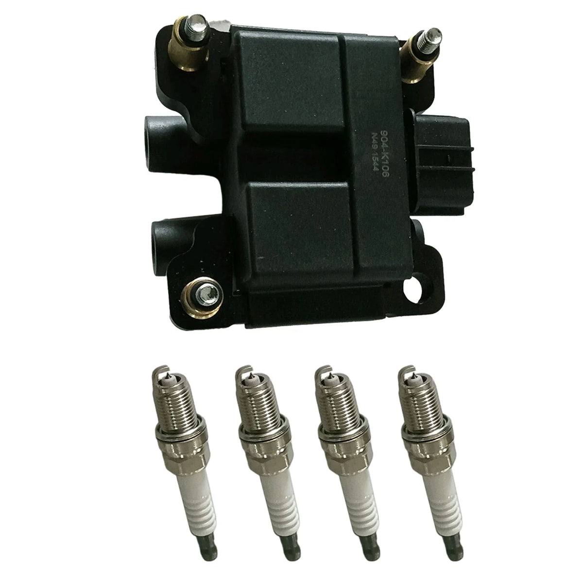Ignition Coil & 4X Iridium Spark Plugs for Subaru Impreza 2.5L (2008–2011) UF538 UF566