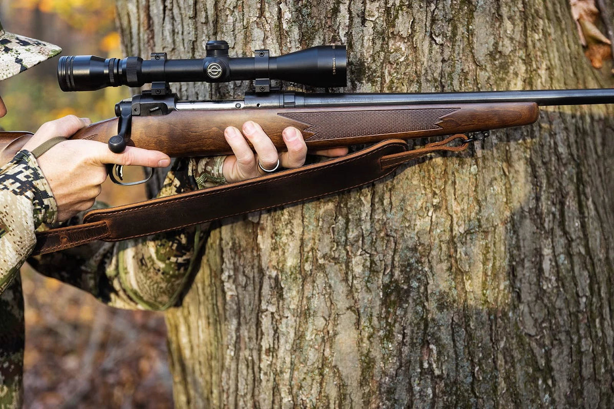 BF500 Buffalo Leather Padded Rifle Gun Sling for Rifle