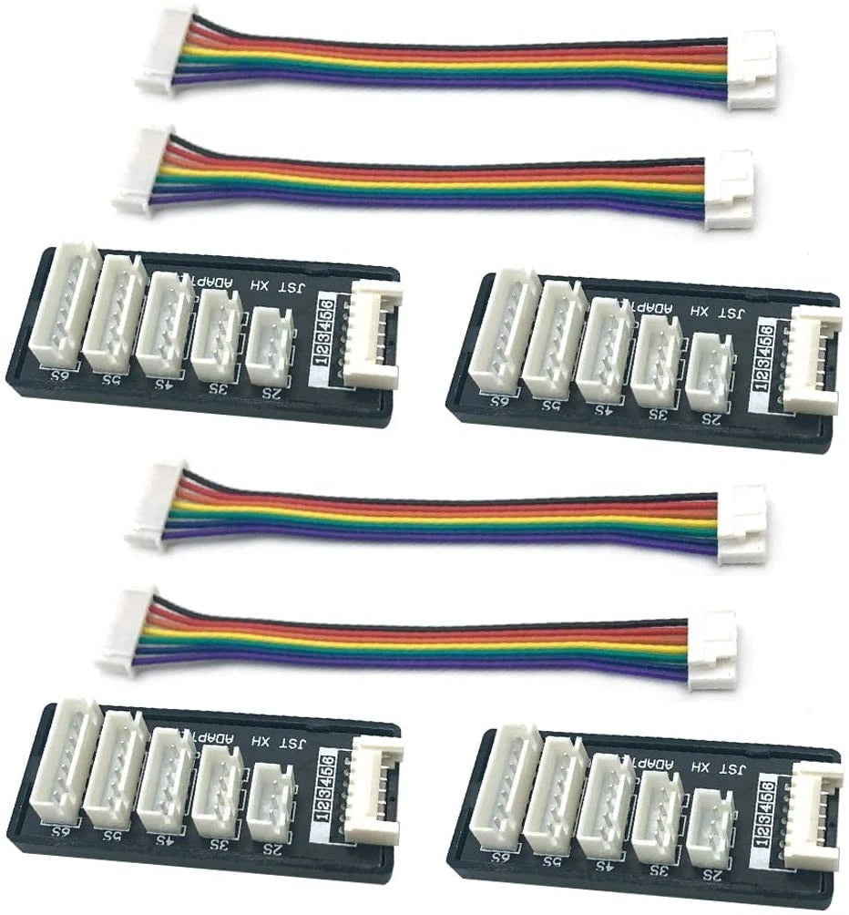 4X JST-XH Balance Board 2S-6S for Lipo Battery (60x25x15mm)