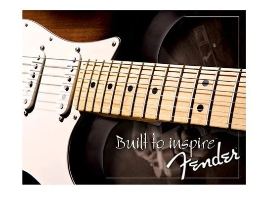 Replica Tin Metal Sign for Fender Electric Guitar (1859)