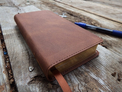 Pocket Thinline Bible for NIV (Leathersoft, Brown, Red Letter, Comfort Print)