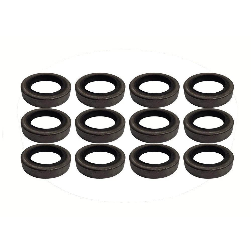 Set of 12 Trailer Seals for 3500# Spindle 1.68'' x 2.56'' Double Lip
