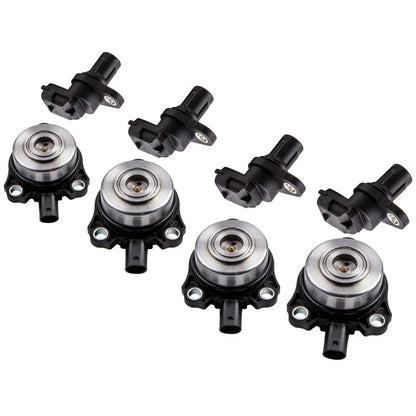8pcs Camshaft Position Sensor & Adjuster Magnet for Mercedes-Benz CLK350 SL550 (2007–2009)