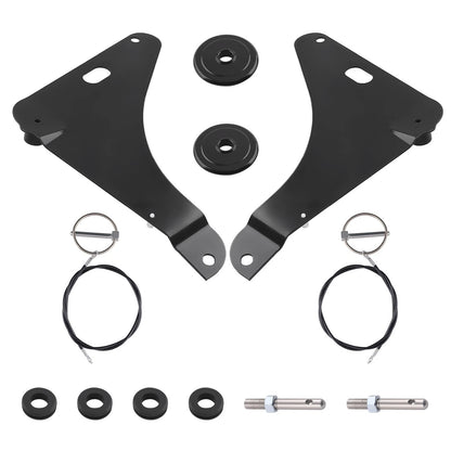 Black Hood Pins for Dodge Challenger (2008–2023) 9E4RI1