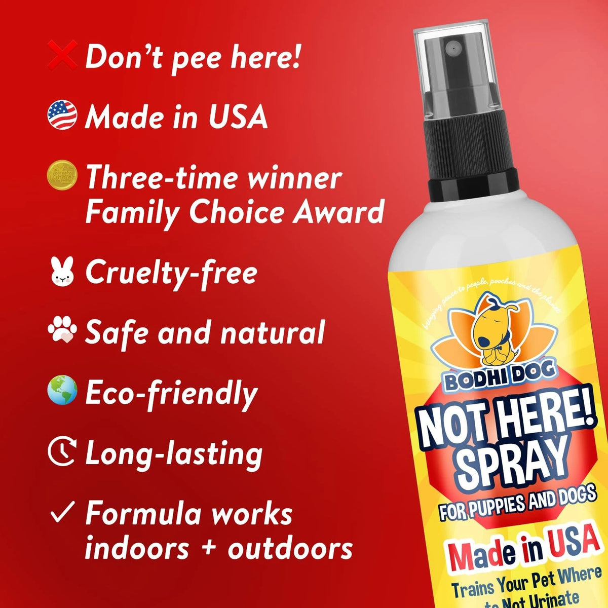 Not Here Spray for Pets - 8oz Training Solution