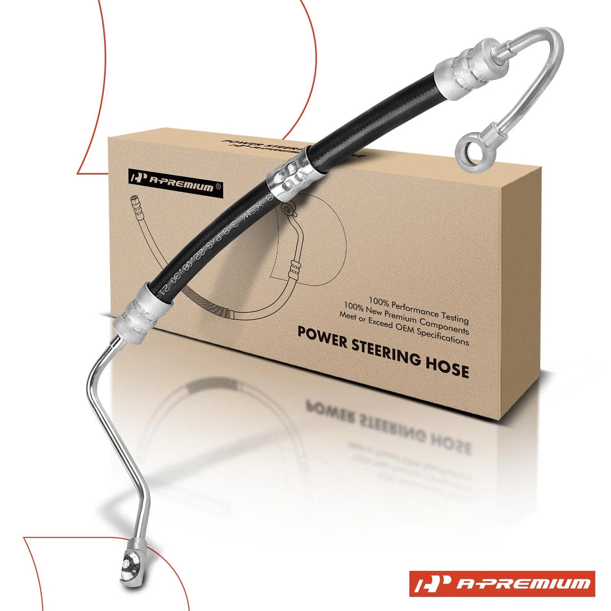 Power Steering Pressure Line Hose Assembly for BMW E36 318i (1994–1995) 59074, 3402664, 32411141729, 32411141918