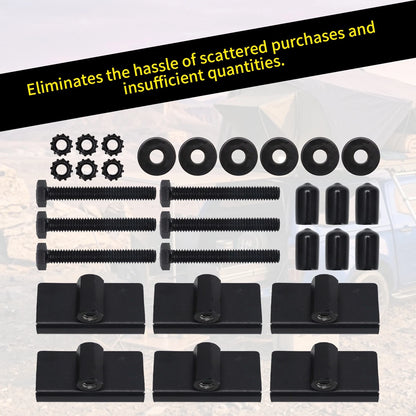 6 Pack Clamp Kit for Snugtop Campers & Toppers (Direct Replacement #715406)