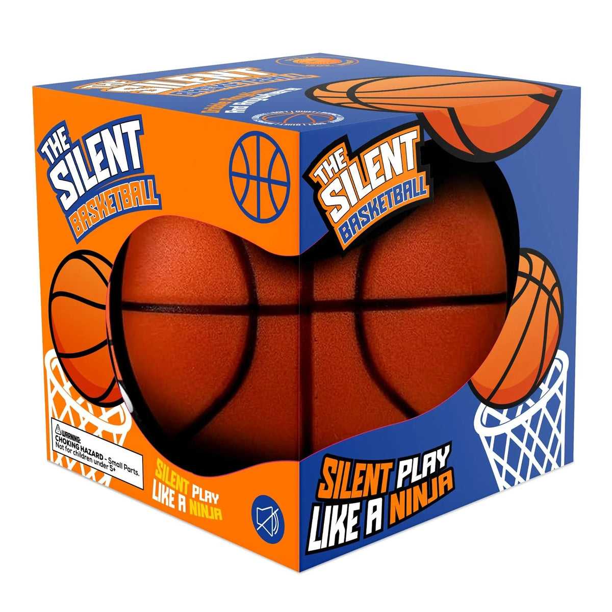 Silent Basketball Size 5 (27.5") - Dark Orange
