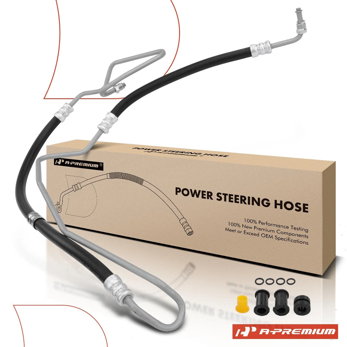 Power Steering Pressure Line Hose Assembly for Dodge Charger (2009–2010) 68040961AB, 3403271