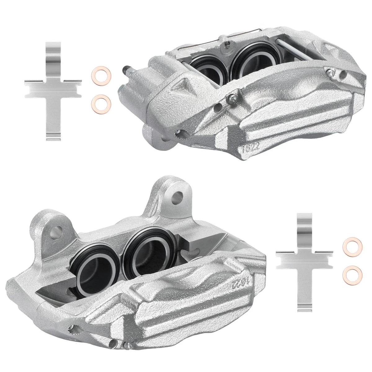Front Brake Calipers Pair for 1993-1997 Toyota Land Cruiser 4.5L (1996-1997 Lexus LX450)