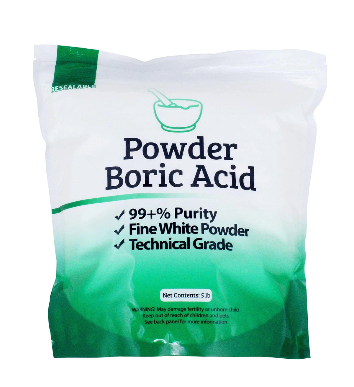 2X 5 lb Boric Acid Powder for Pest Control (10 lb Total)