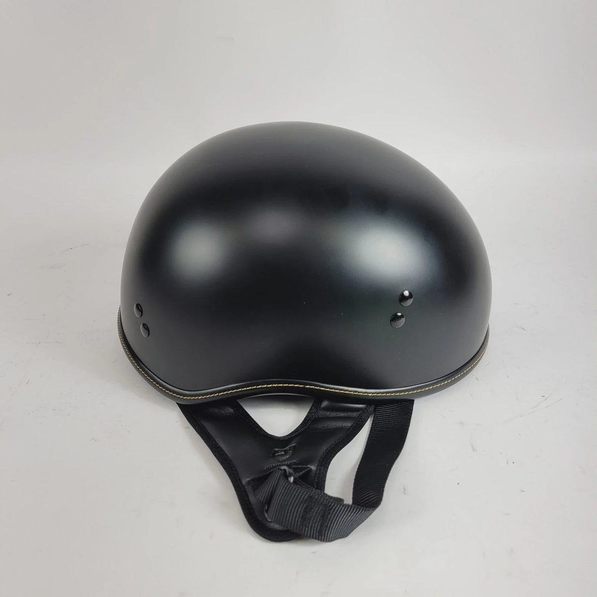 Half Motorcycle Helmet for Highway 21 Model .357 (Large, Matte Black) 77-1101L