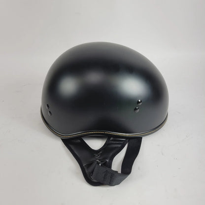 Half Motorcycle Helmet for Highway 21 Model .357 (Large, Matte Black) 77-1101L