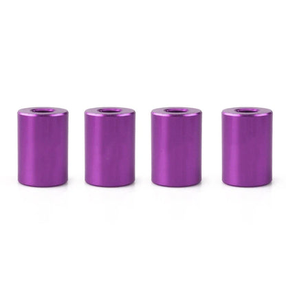 Set of 4 Billet Aluminum Engine Hood Vent Spacer Riser Kit for Turbo Motor Swap