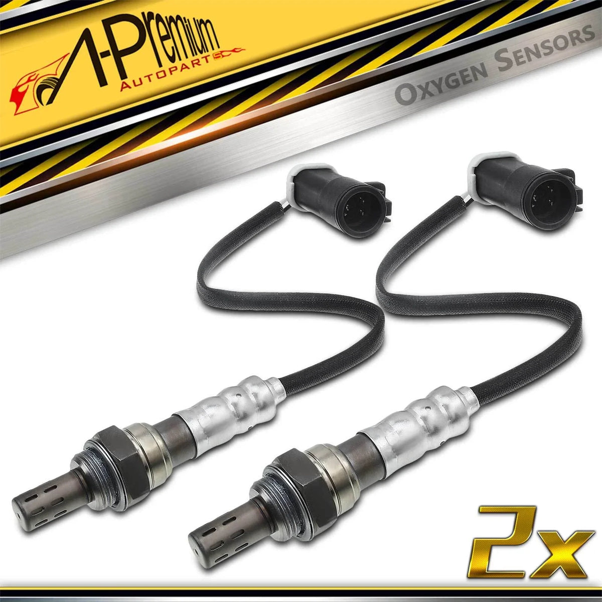 2X Upstream O2 Oxygen Sensors for Ford F-150, Mustang, Taurus (1987–1990)