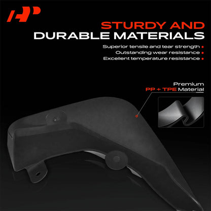 Set of 4 Mud Flaps Splash Guards for Mercedes-Benz E200 (2009–2012)