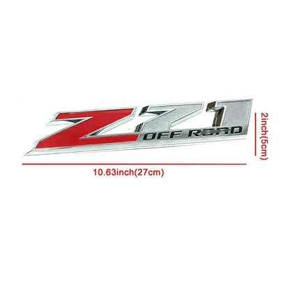 2Pcs Z71 Off Road 3D Fender Emblem Badge for Silverado Tahoe (2014–2023) 23465289, 84126998