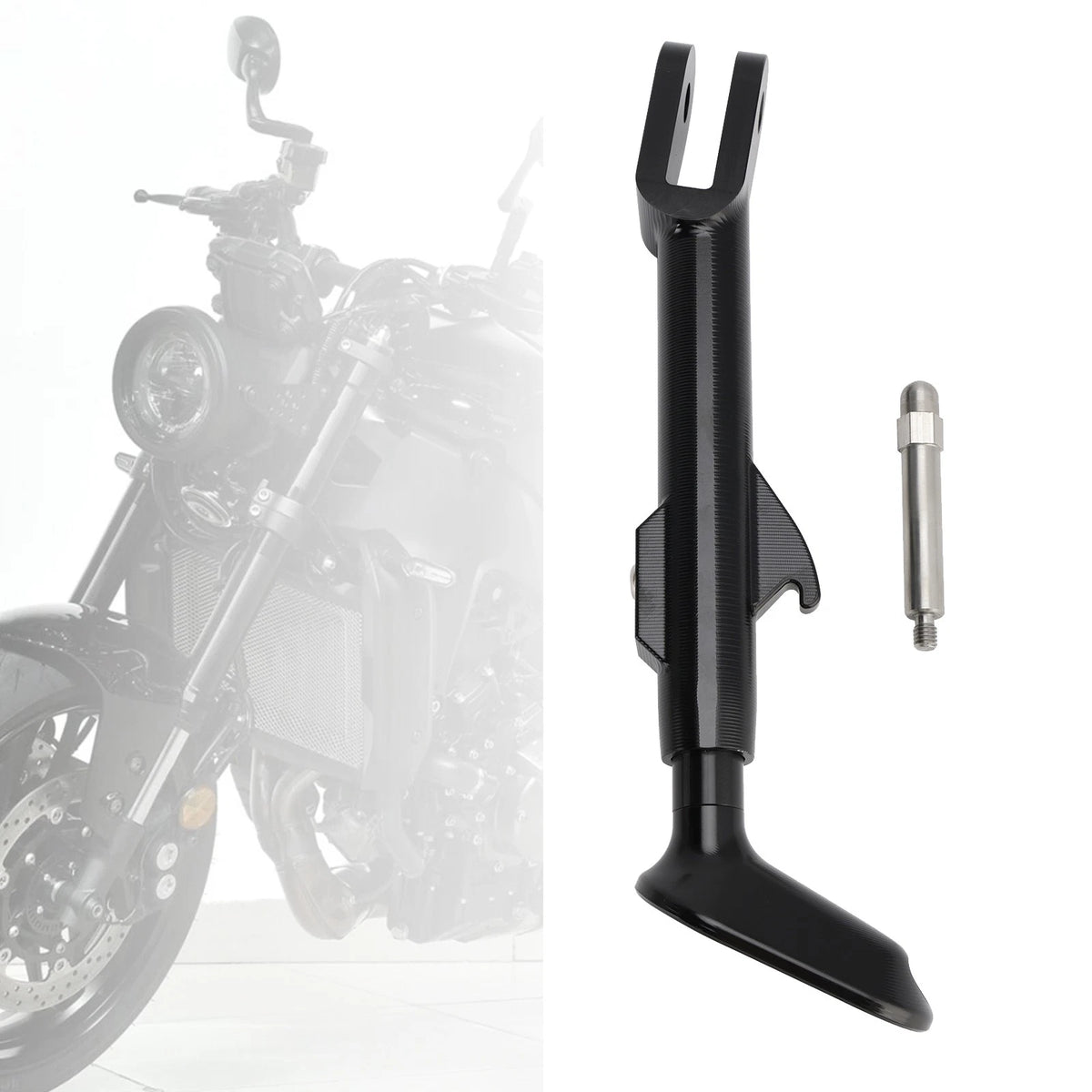 Adjustable Foot Side Stand Kickstand for Yamaha XSR900 MT-09 (2022–2025) M556-A055-BLK