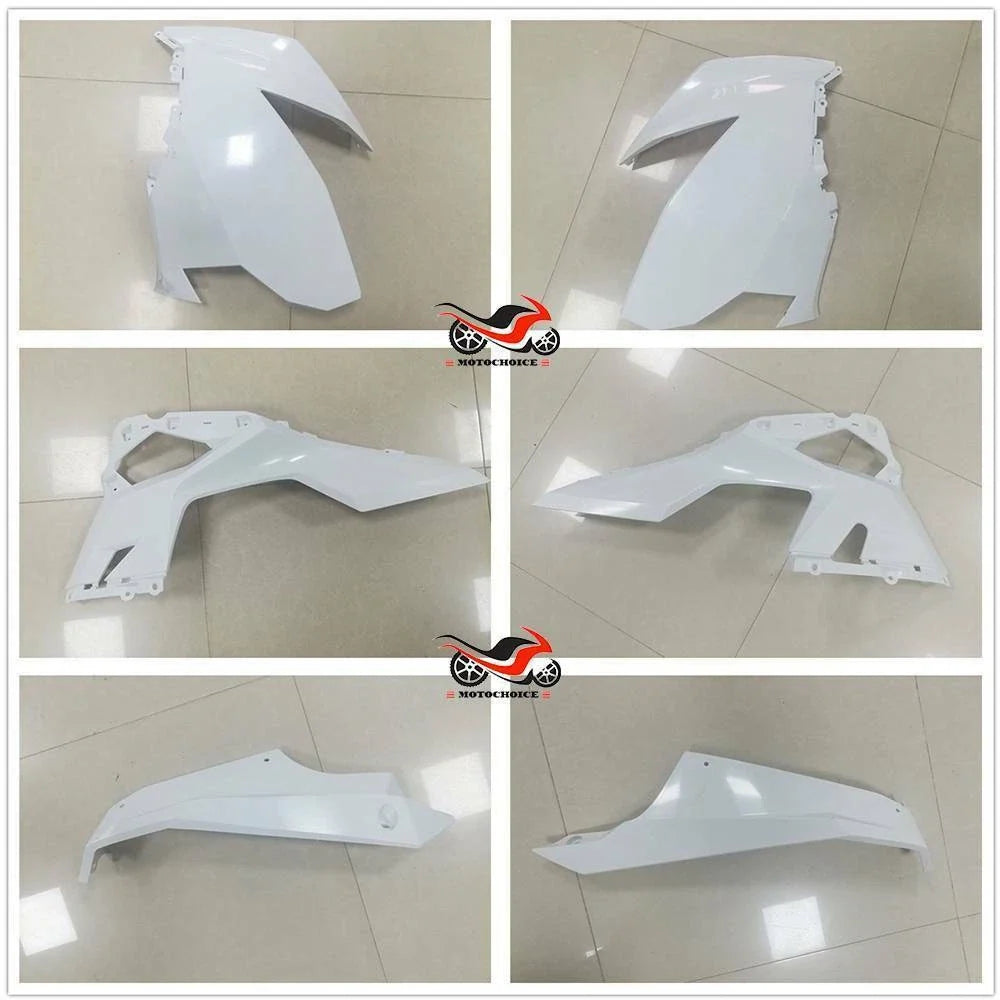Set of 2 Unpainted Left & Right Fairing Panels for Kawasaki Ninja 400 (2018–2023)