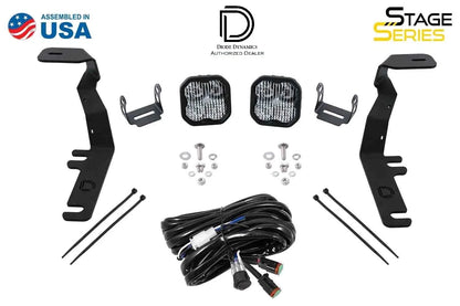 LED Ditch Light Kit Sport White for Diode Dynamics SS3 2015-2020 Ford F-150