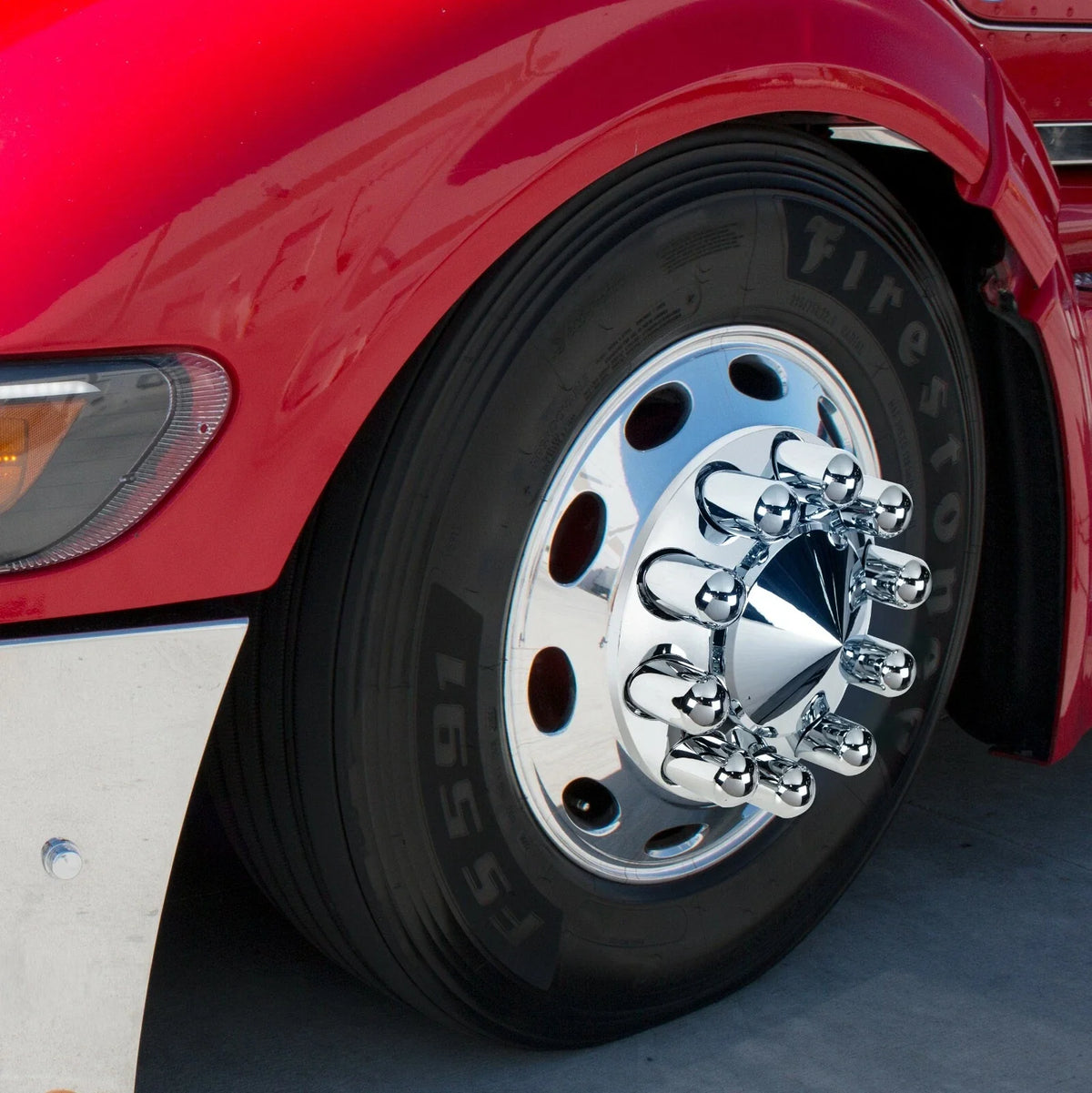 Chrome Lug Nut Covers Dome 33mm Thread-On for Ford F-150 (2004–2020)