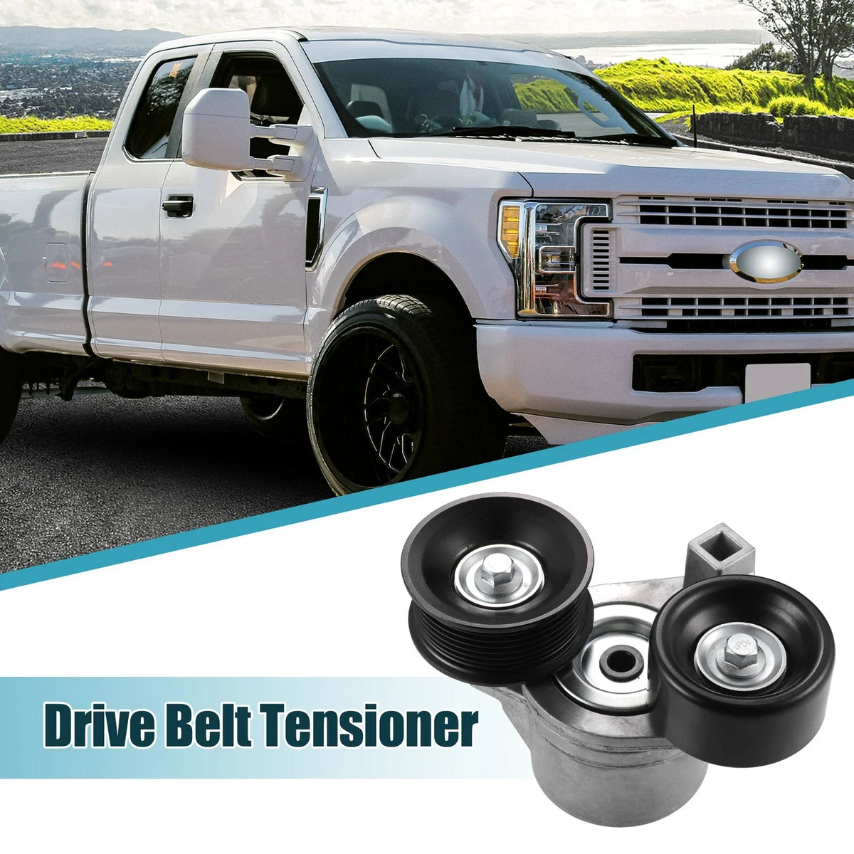 Belt Tensioner Pulley Assembly for Ford F-250 Super Duty (1999–2003)