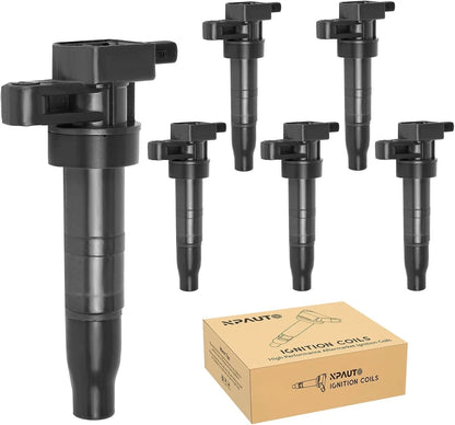 Performance Ignition Coil Set of 6 for Kia Hyundai (2007–2016)