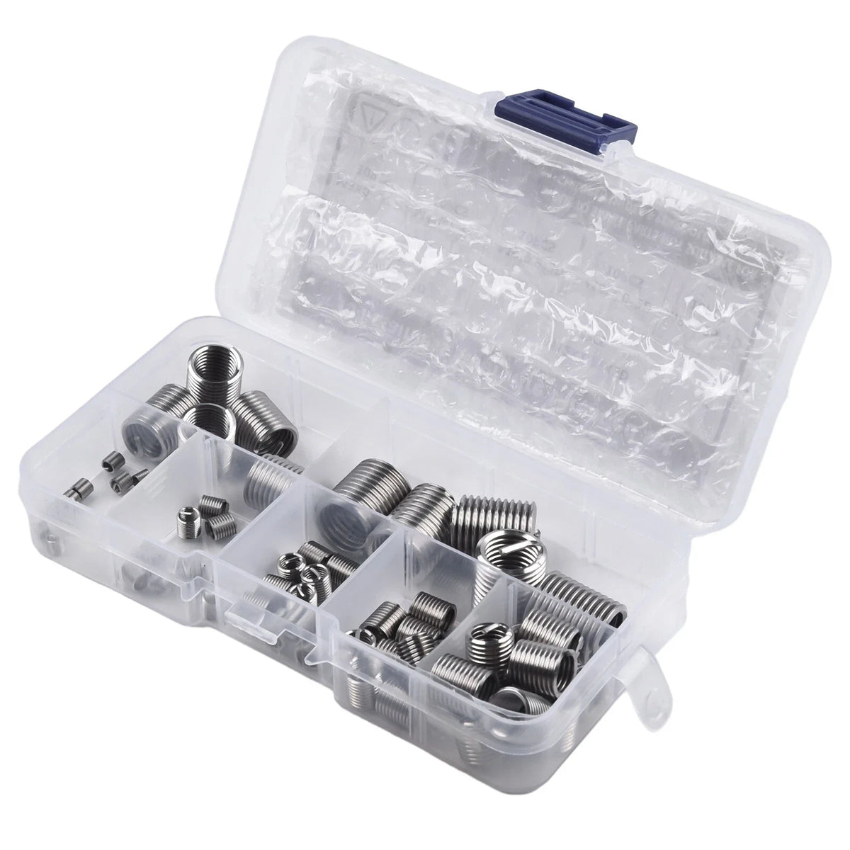 60Pcs Metric Thread Repair Insert Kit M3-M12 for Automotive (Helicoil)