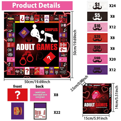 Couple Board Game for Small (Multicolored)