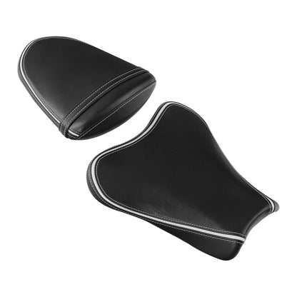 Front Rider & Rear Passenger Seat for Suzuki GSXR1000 (2005–2006) Black