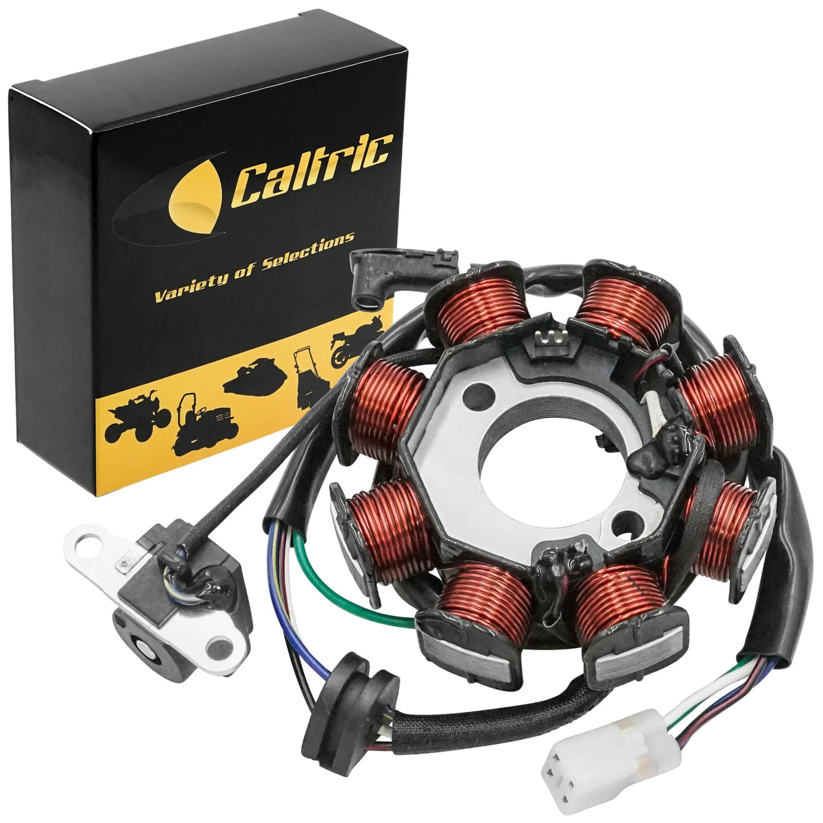 Stator Magneto 8 Coil 3 Wire w/ Pick Up for Kawasaki KLX140 (2008–2022) SC5578ST524DM