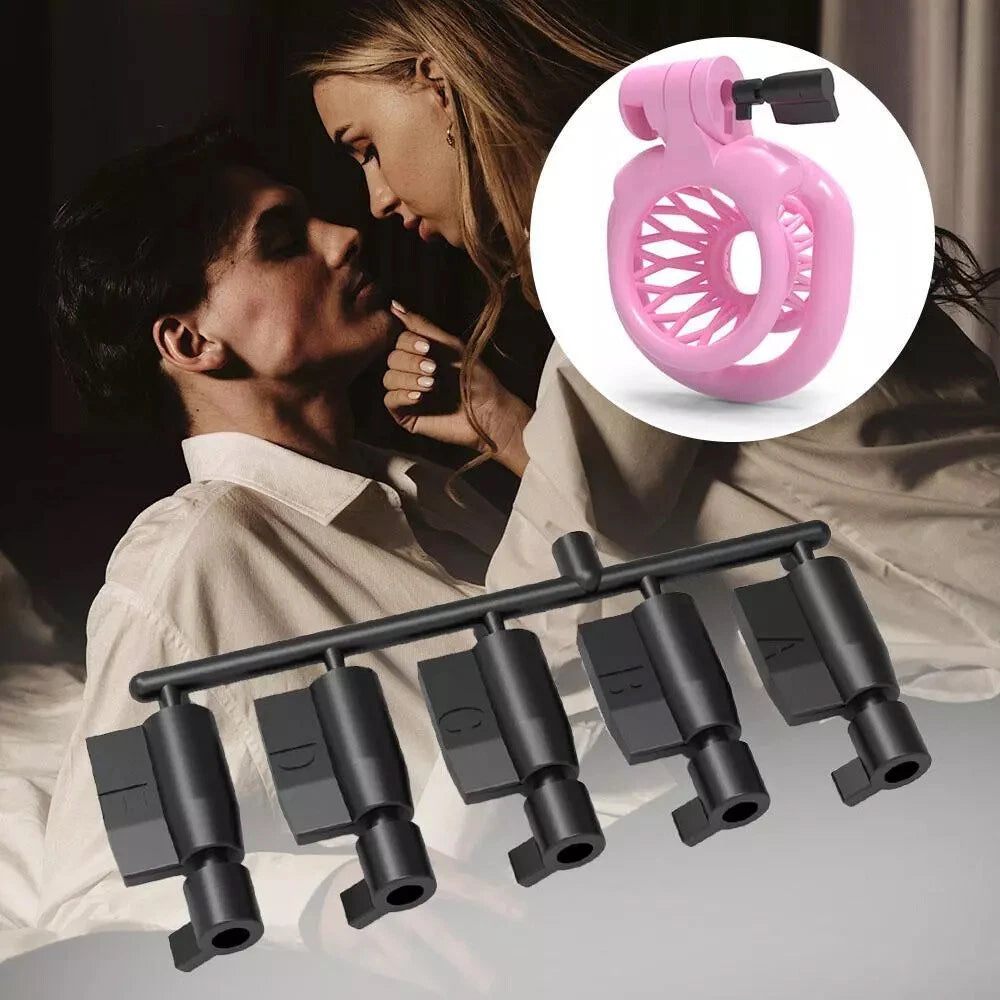 10X Disposable Plastic Key for Male Sissy Chastity Cage Lock