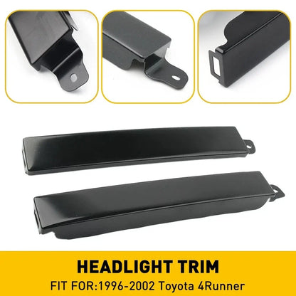 Front Bumper Grille Headlight Filler Trim for Toyota 4Runner (1996–2002)