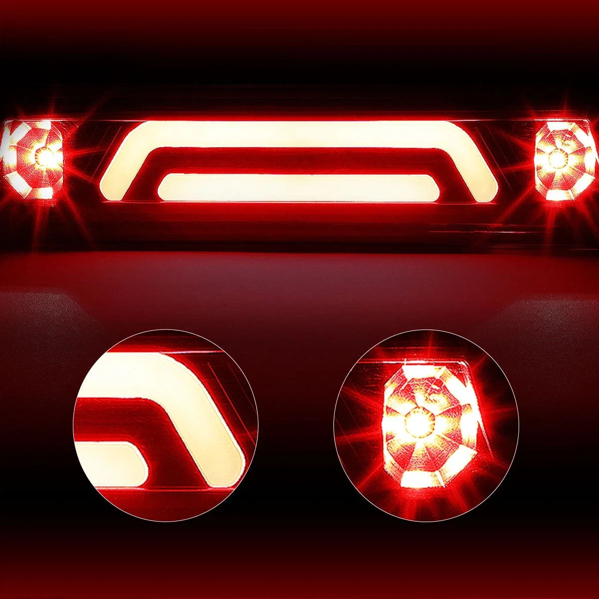 3D LED Bar 3RD Tail Brake Light for Ford Mustang LX (1987–1993)